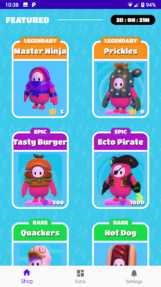 Run android online APK Daily Shop for Fall Guys and [Season 6] Timer from MyAndroid or emulate Daily Shop for Fall Guys and [Season 6] Timer using MyAndroid